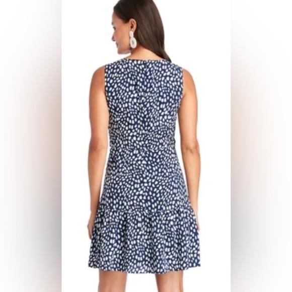 NWT Vineyard Vines Painted Dots Tiered Ruffle Dress Size 4 - Picture 2 of 10